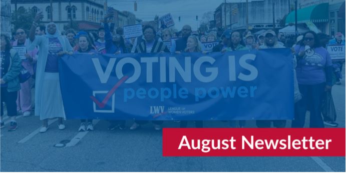 August Newsletter: Petitions, Painting, and Polling Places